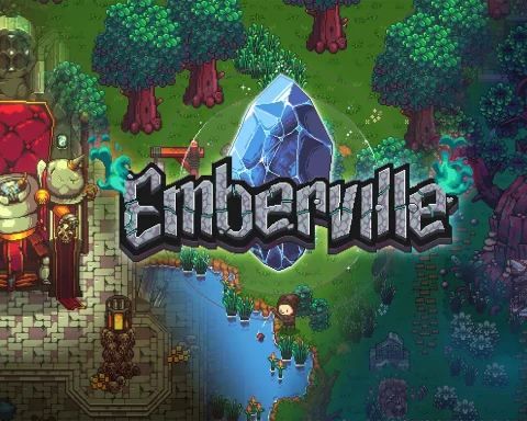 The key art for Emberville.