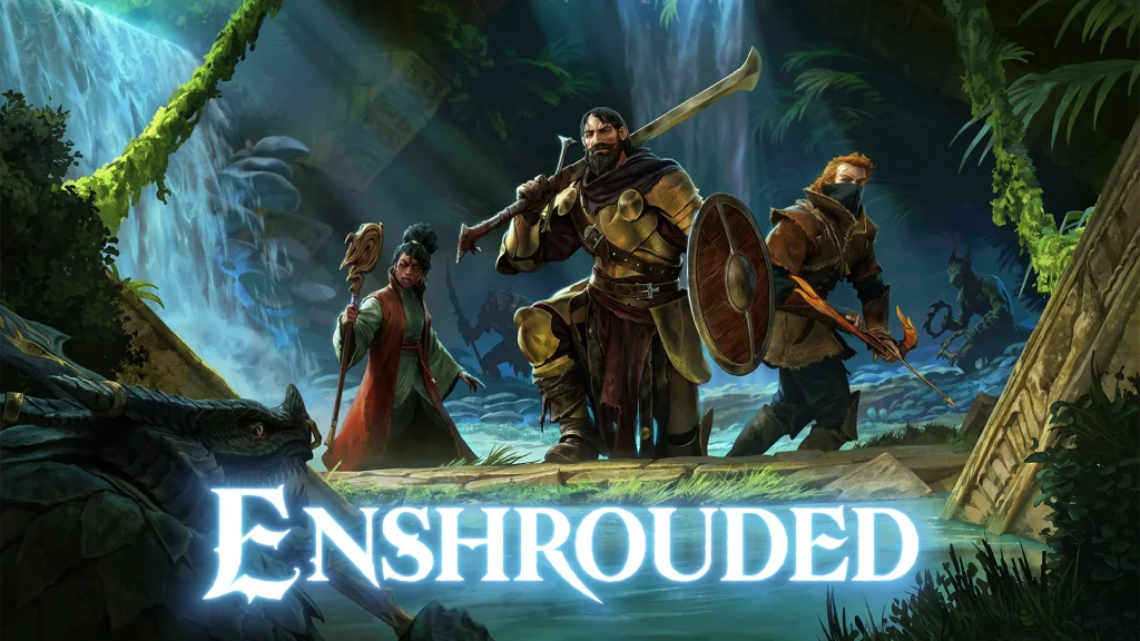 The key art for Enshrouded.
