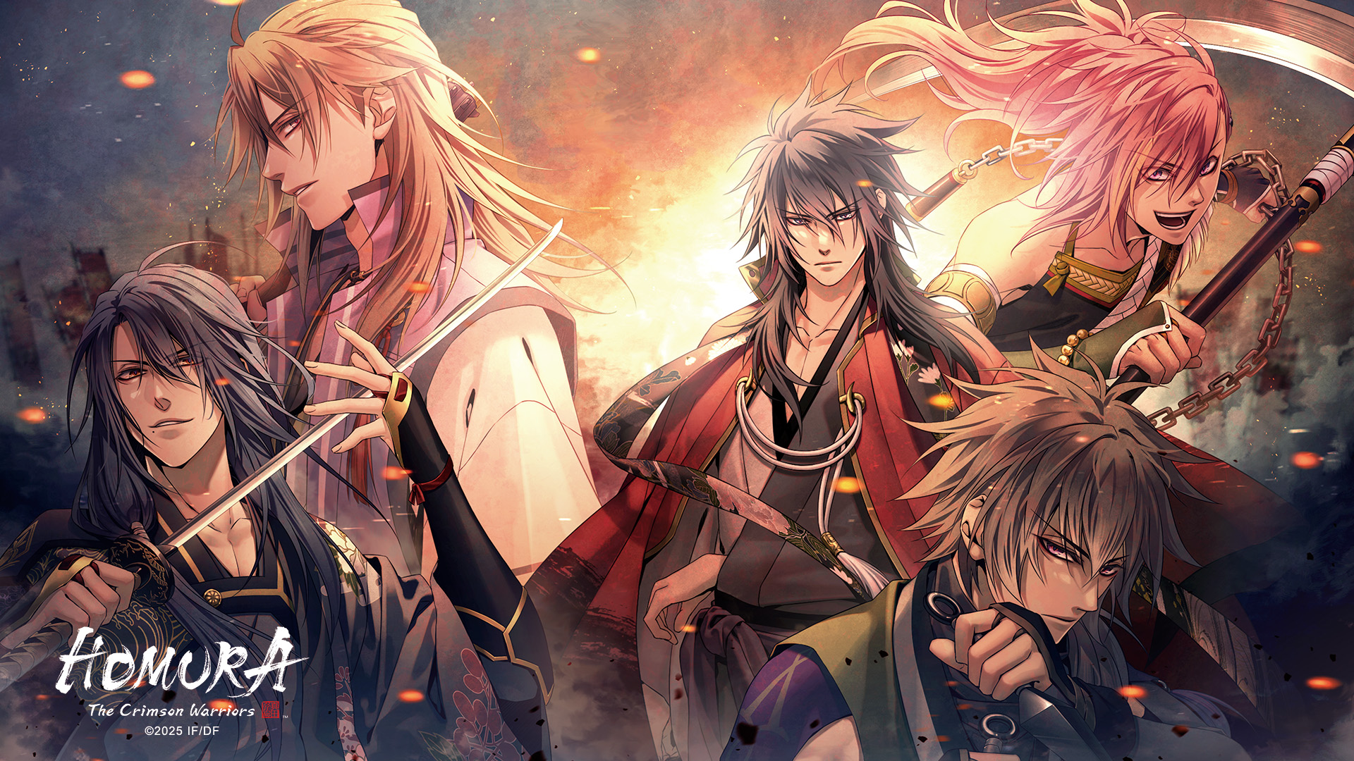 Official wallpaper for Homura: The Crimson Warriors.