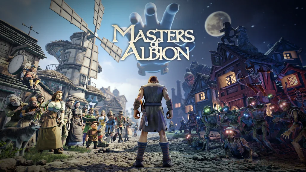 The key art for Masters of Albion.