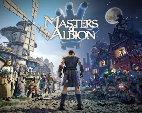 The key art for Masters of Albion.