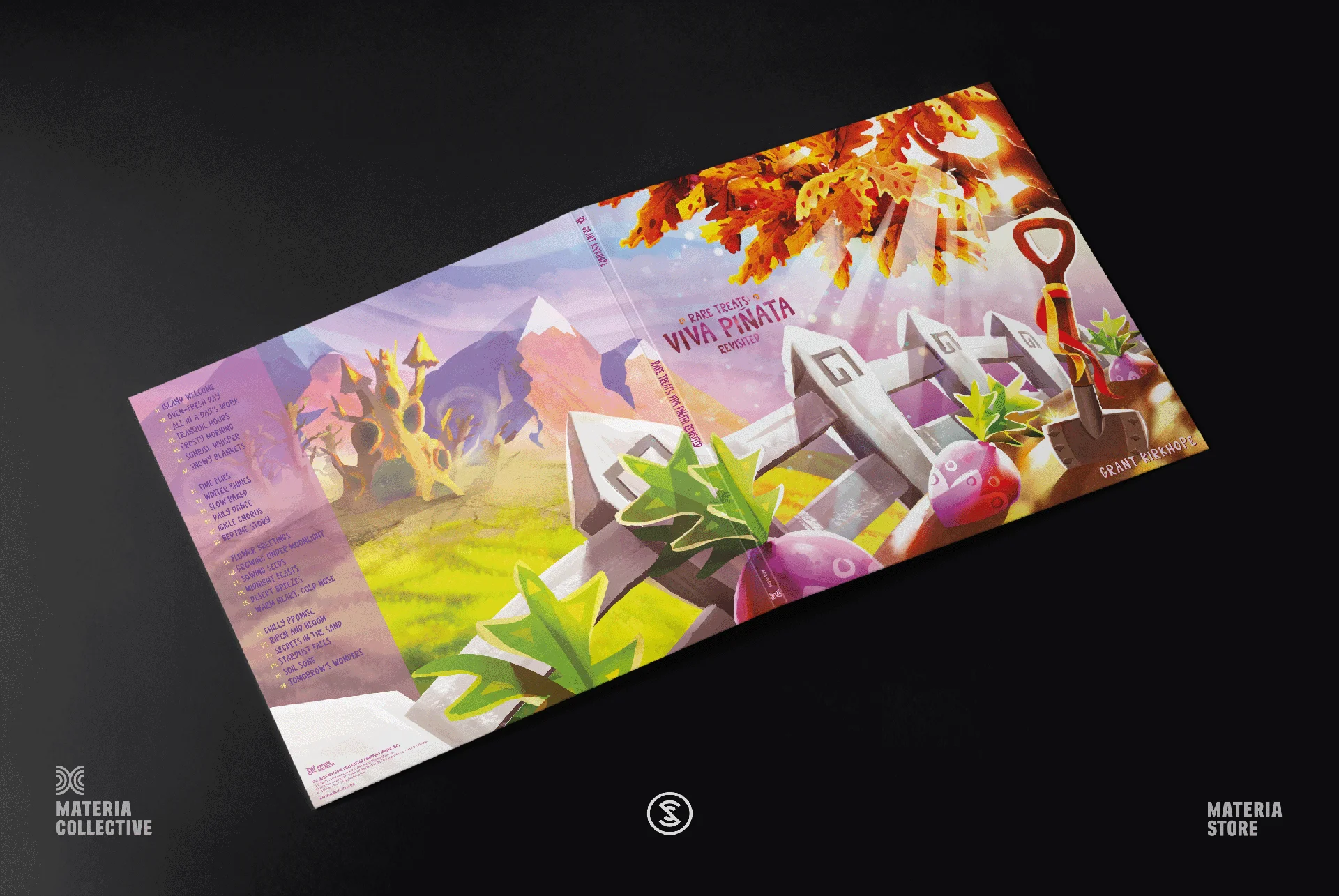 Concept art for the outer vinyl covers of Rare Treats: Viva Piñata Revisited.