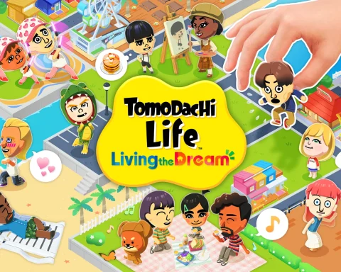 The key art for Tomodachi Life: Living the Dream.