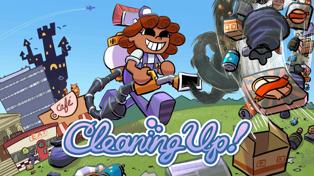 The key art for Cleaning Up!