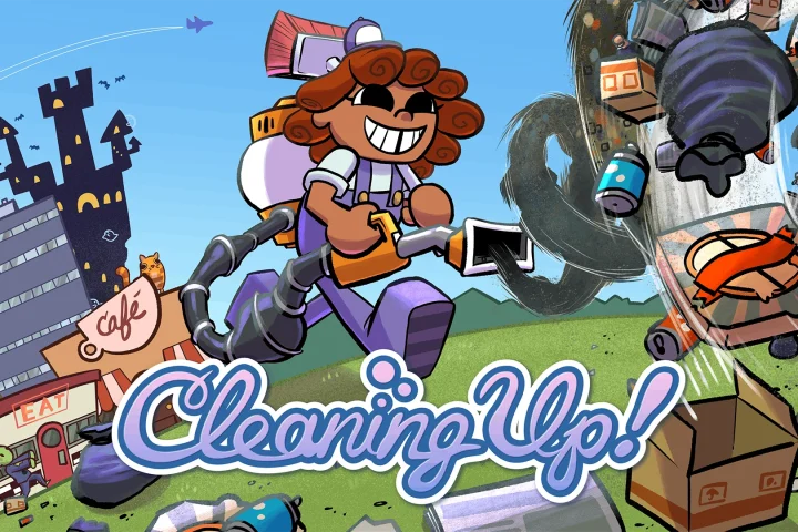 The key art for Cleaning Up!