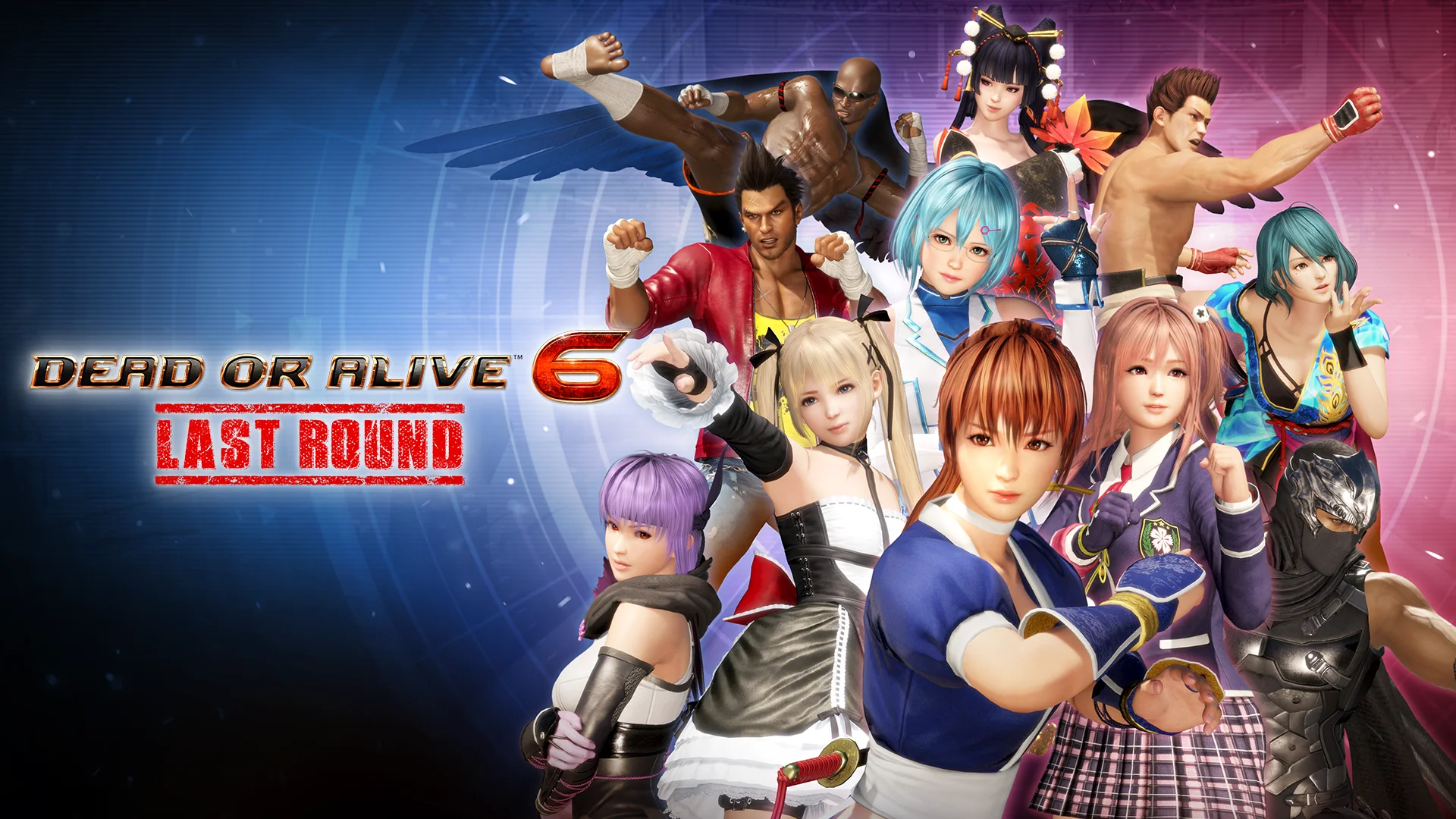 The key art for Dead or Alive 6 Last Round.
