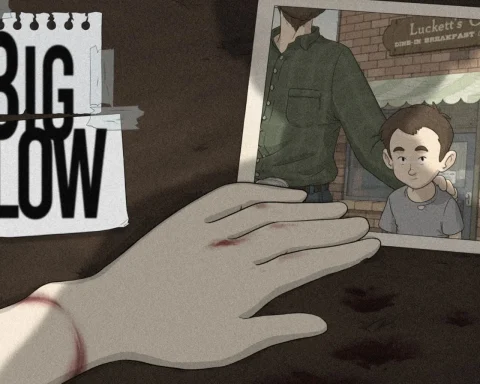 The key art for The Big Hollow: 1982.