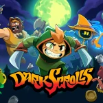 The key art for Dark Scrolls.