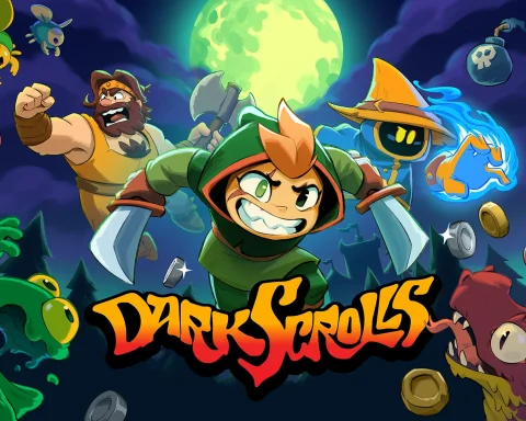 The key art for Dark Scrolls.