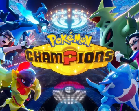 The key art for Pokémon Champions.
