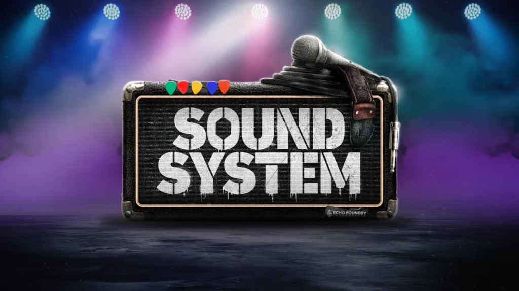The logo/splash page for Sound System.