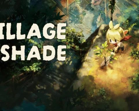 The key art for Village in the Shade.