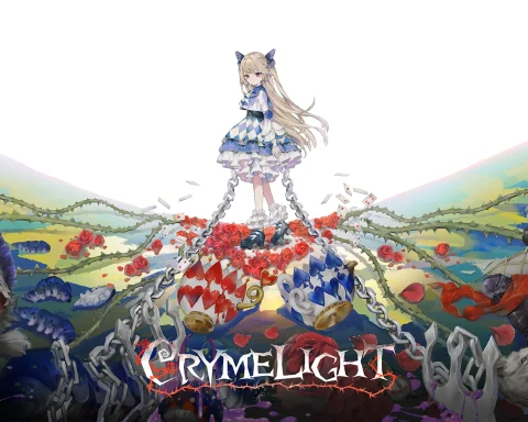 The key art for CRYMELIGHT.