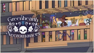 The key art for Greenhearth Necromancer.