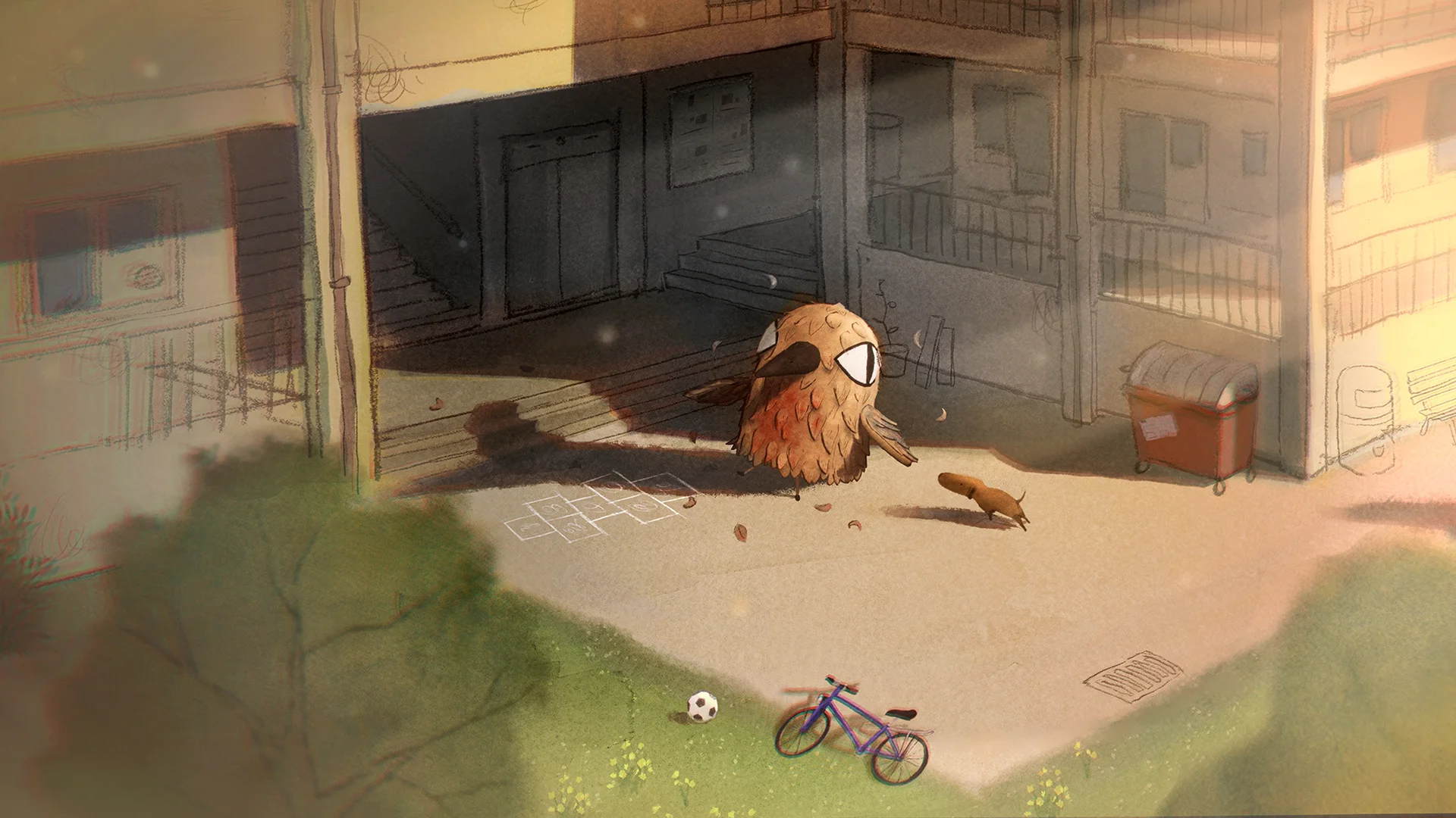 The cover art for Today I Became a Bird.