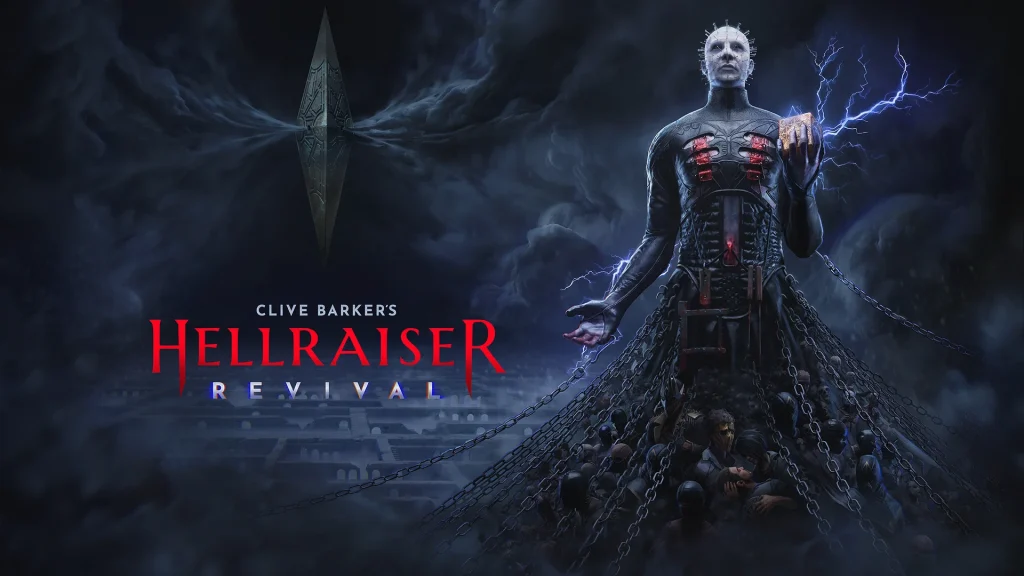 The key art for Clive Barker’s Hellraiser: Revival.