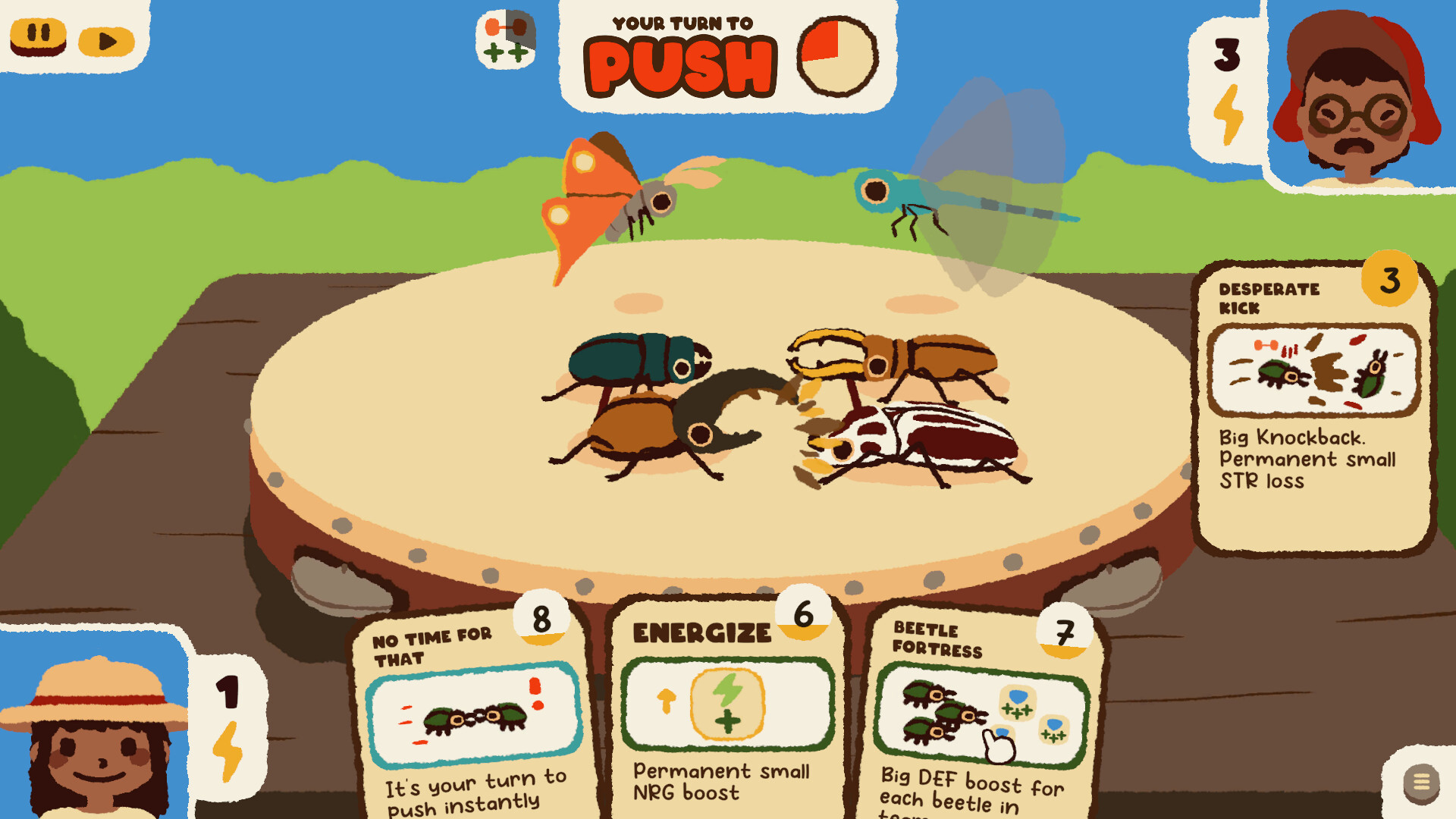A screenshot from Kabuto Park.