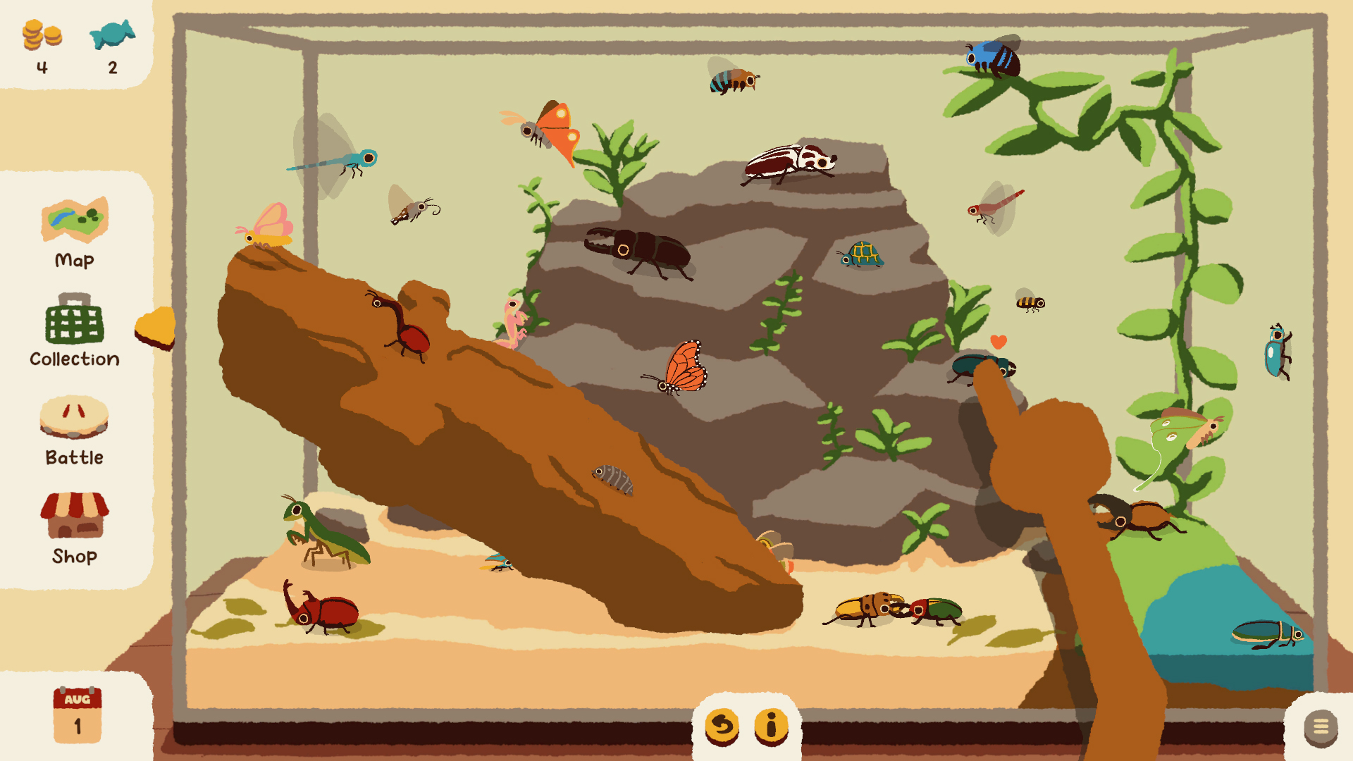 A screenshot from Kabuto Park.