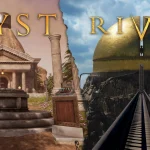 Key art for Myst/Riven, cropped to share one space.