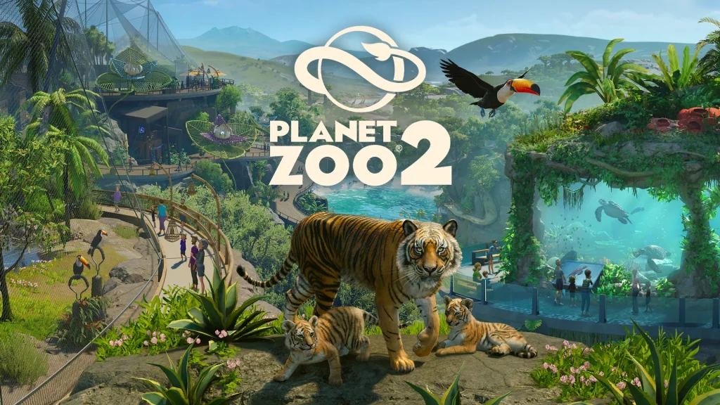 The key art for Planet Zoo 2.