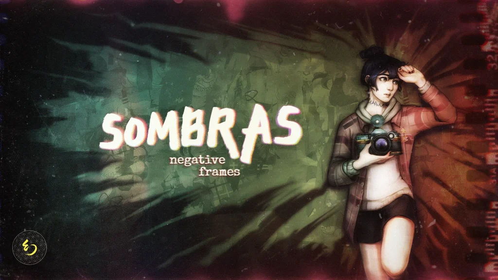 The key art for Sombras: negative frames.
