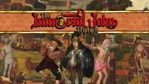 The key art for The Immortal John Triptych.