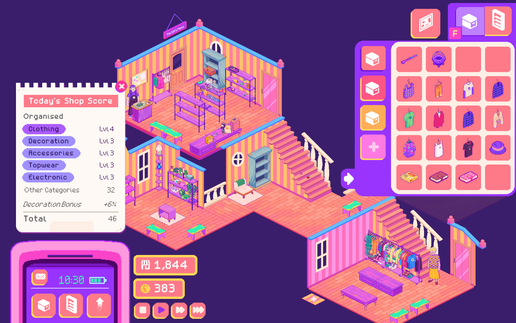 A screenshot from Thrifty Business.