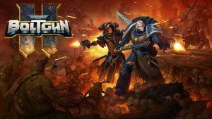 The key art for Warhammer 40,000: Boltgun 2