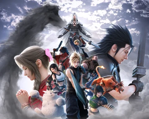 The key art for Final Fantasy VII Revelation.