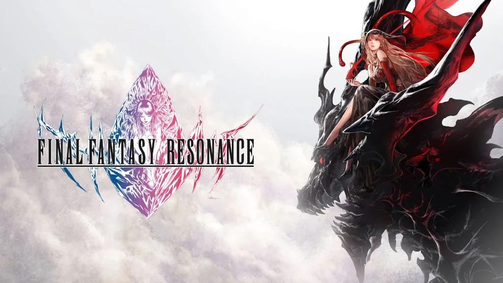 The key art and logo for Final Fantasy Resonance.