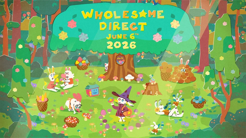 A graphic for the Wholesome Direct on June 6, 2026.