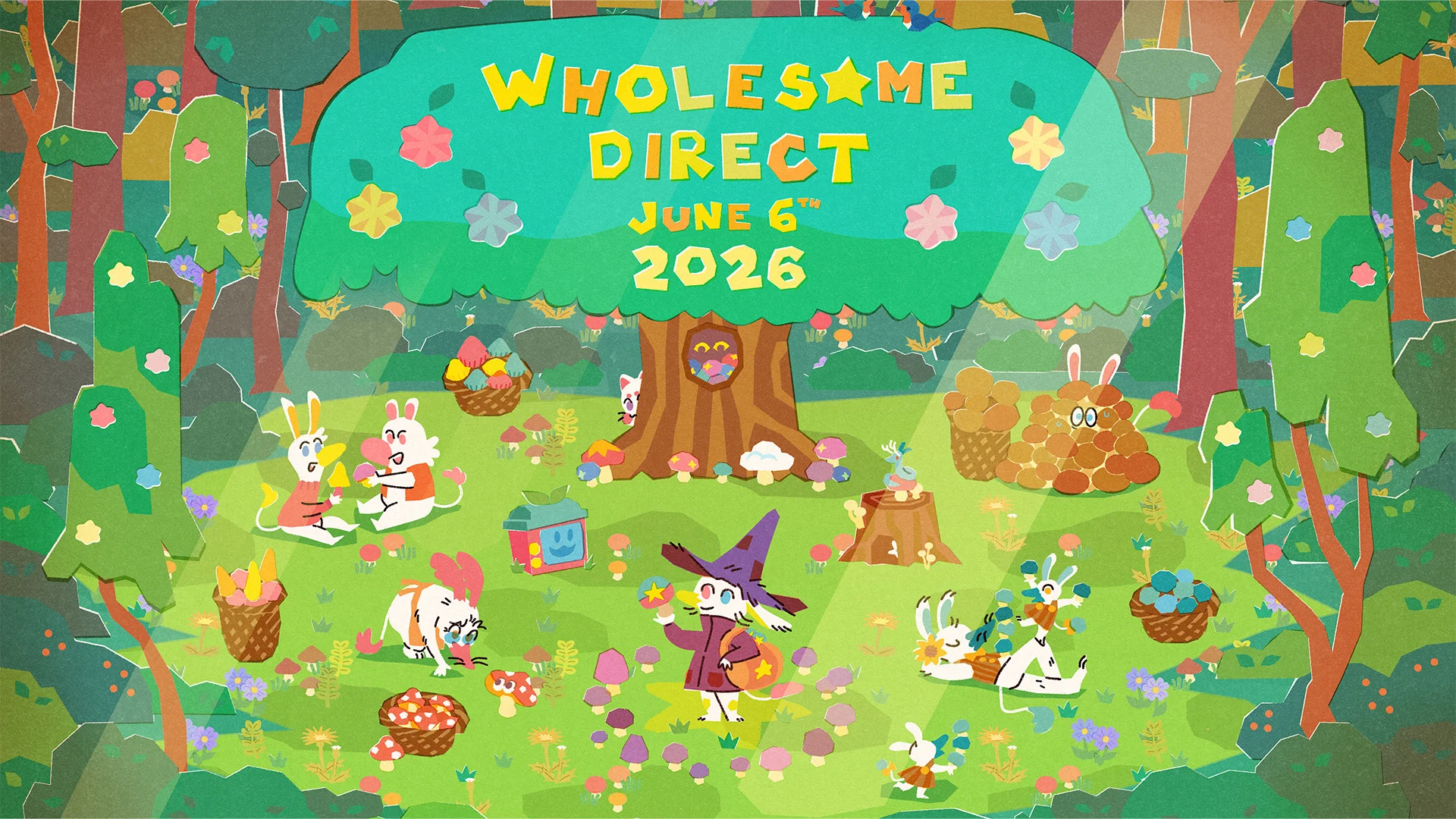 A graphic for the Wholesome Direct on June 6, 2026.