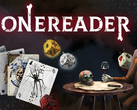 The key art for BONEREADER.