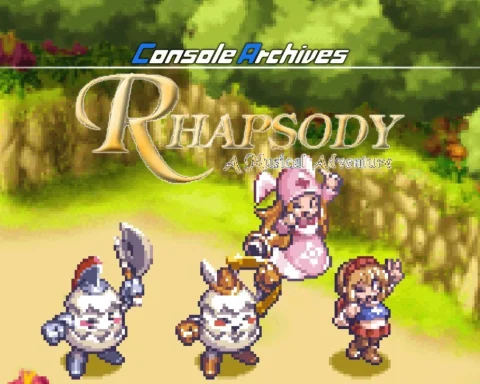 The key art for Console Archives Rhapsody: A Musical Adventure.