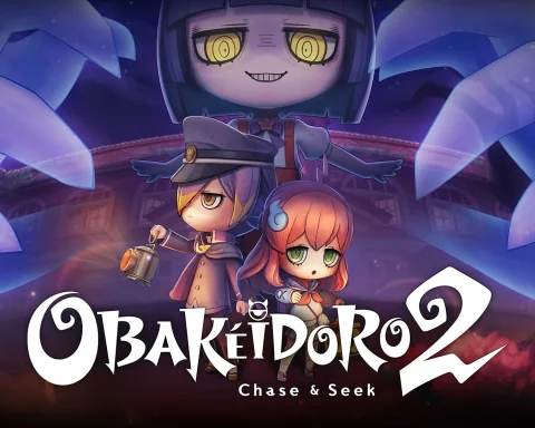 The key art for OBAKEIDORO 2: Chase & Seek.
