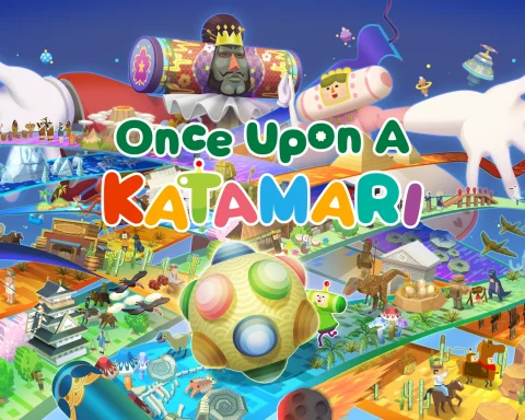 The key art for Once Upon a Katamari.