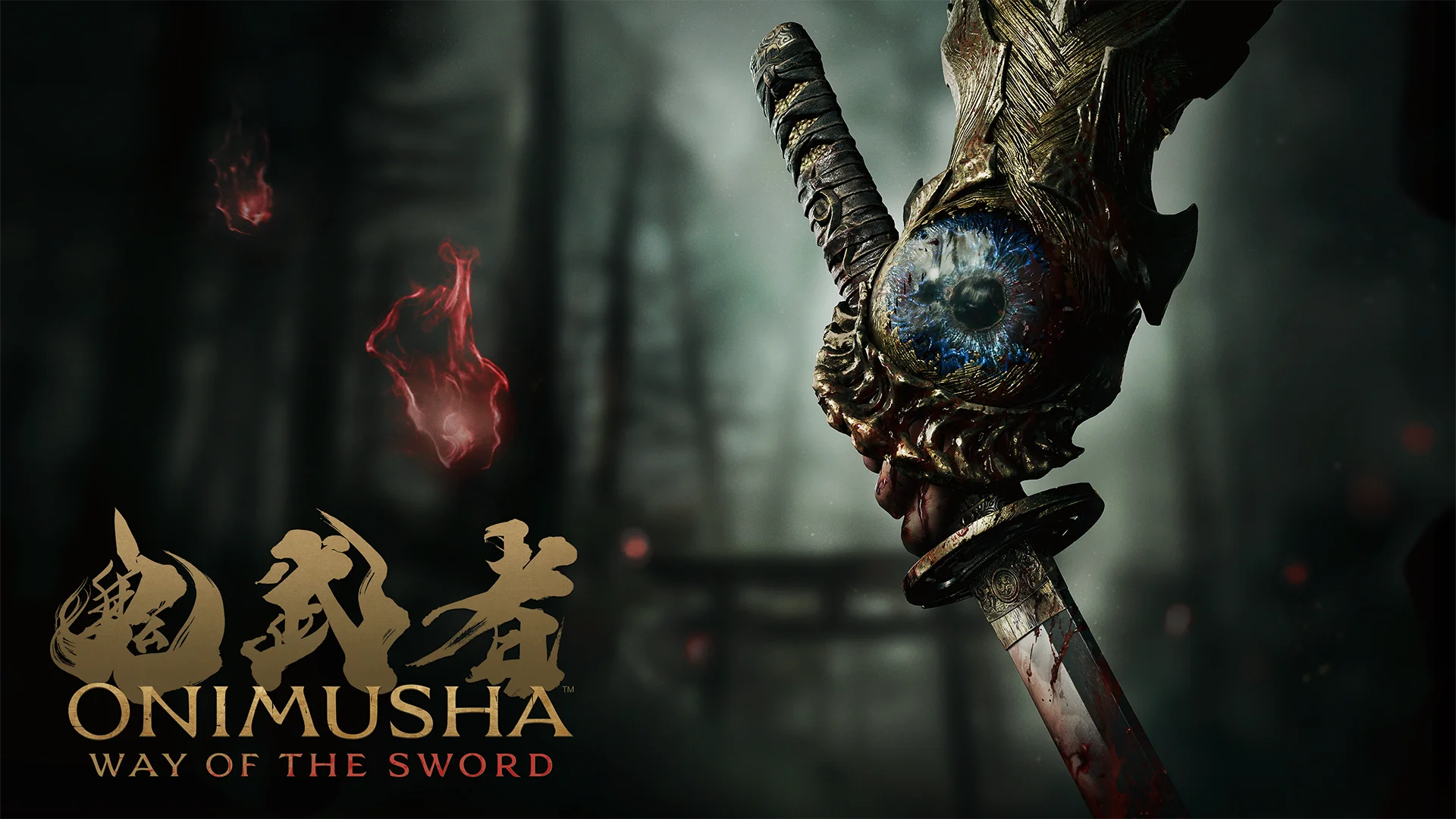 The key art for Onimusha: Way of the Sword.