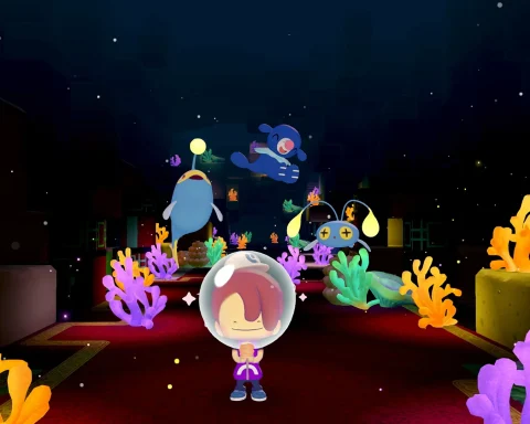 A screenshot from Pokémon Pokopia Expansion Pass—Part 1: Bubbly Basin.
