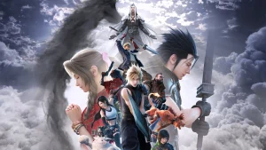 The key art for Final Fantasy VII Revelation, cropped for a 16:9 ratio.