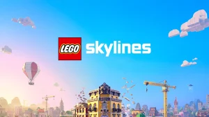 The key art for LEGO Skylines.