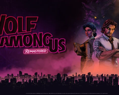 The key art for The Wolf Among Us Remastered.