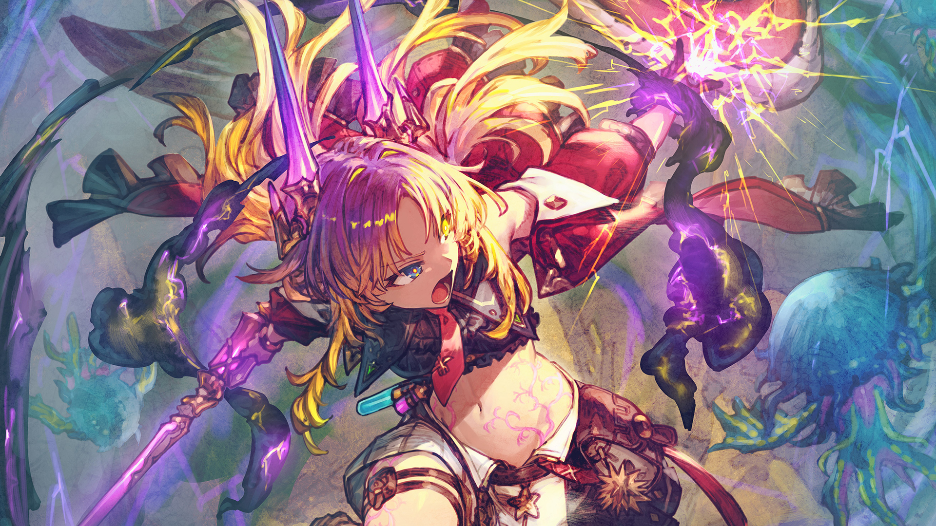 The key art for Atelier Karia: The Night Kingdom & the Guide of Memories, cropped.