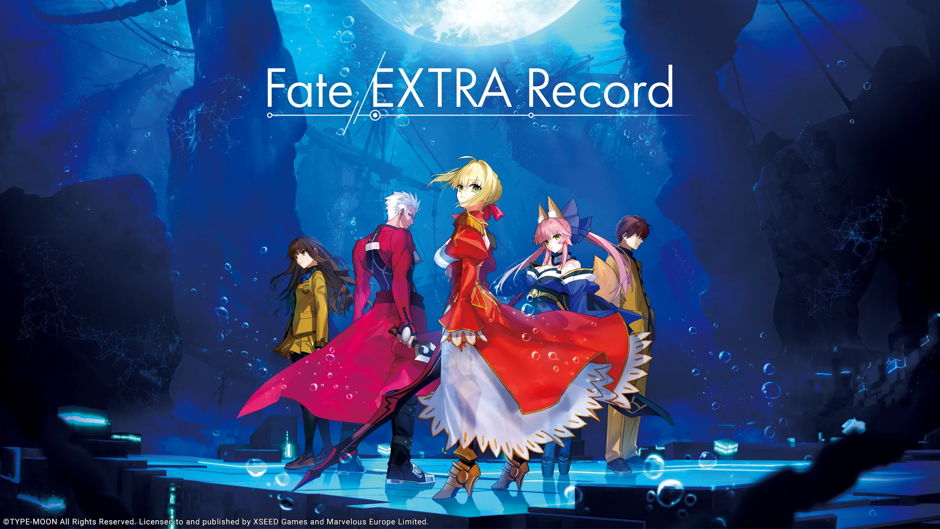 The key art for Fate/EXTRA Record.