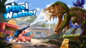 The key art for Pixel Washer.