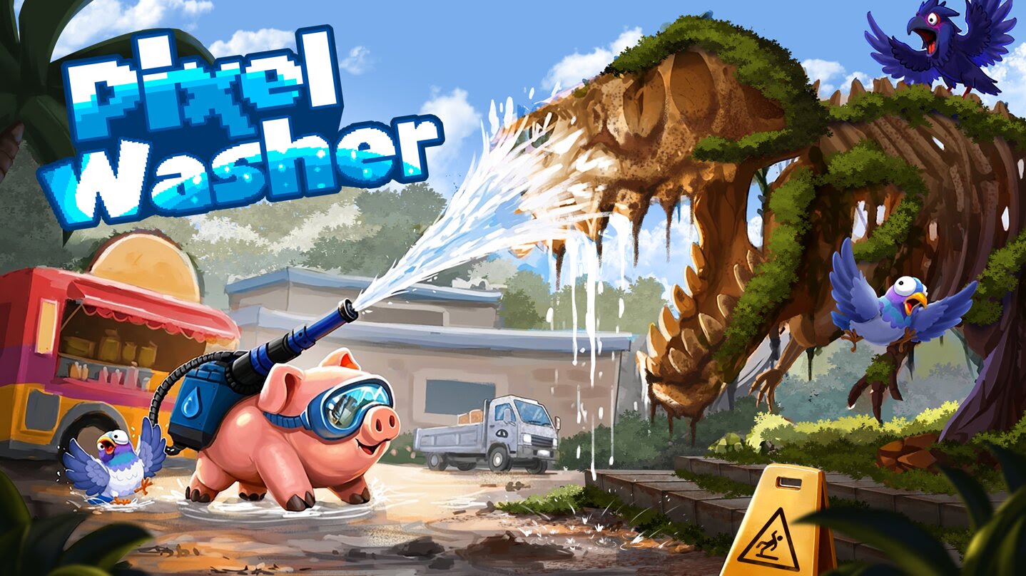 The key art for Pixel Washer.