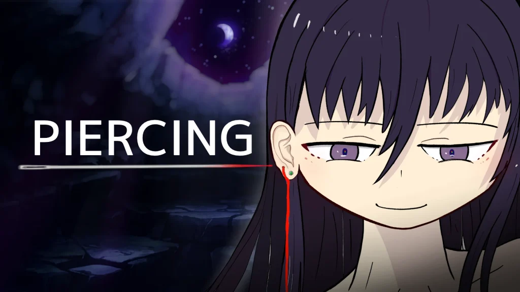The key art for PIERCING.