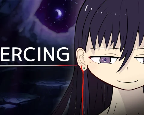 The key art for PIERCING.