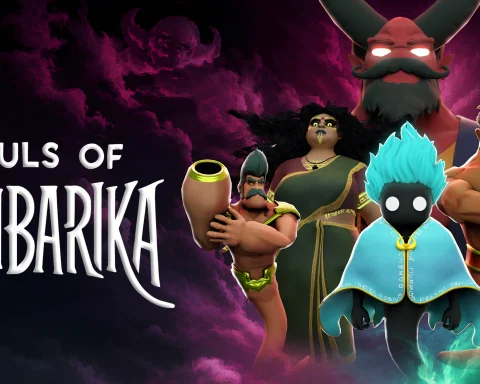 The key art for Souls of Bombarika.