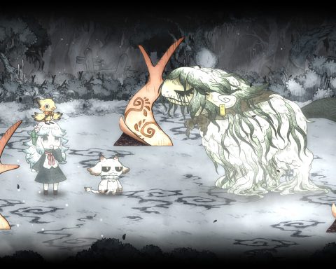 A screenshot from The Grimm Reapress and the Drearytale Monster.